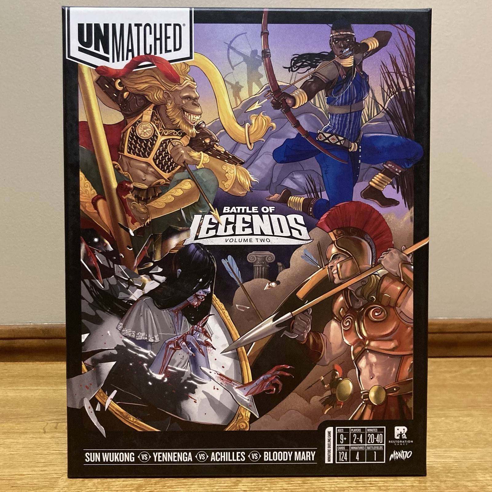 Unmatched, Battle Of Legends Volume Two, Board Game Complete – Restoration Mondo