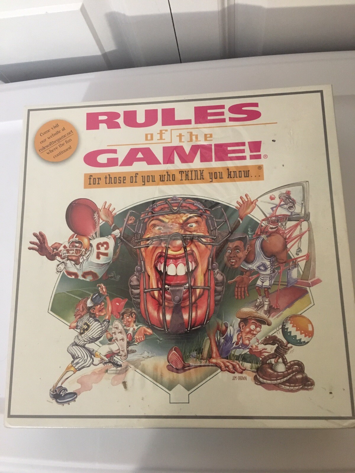 New Rules of the Game 1995 Sports Trivia Board game~New & Factory Sealed