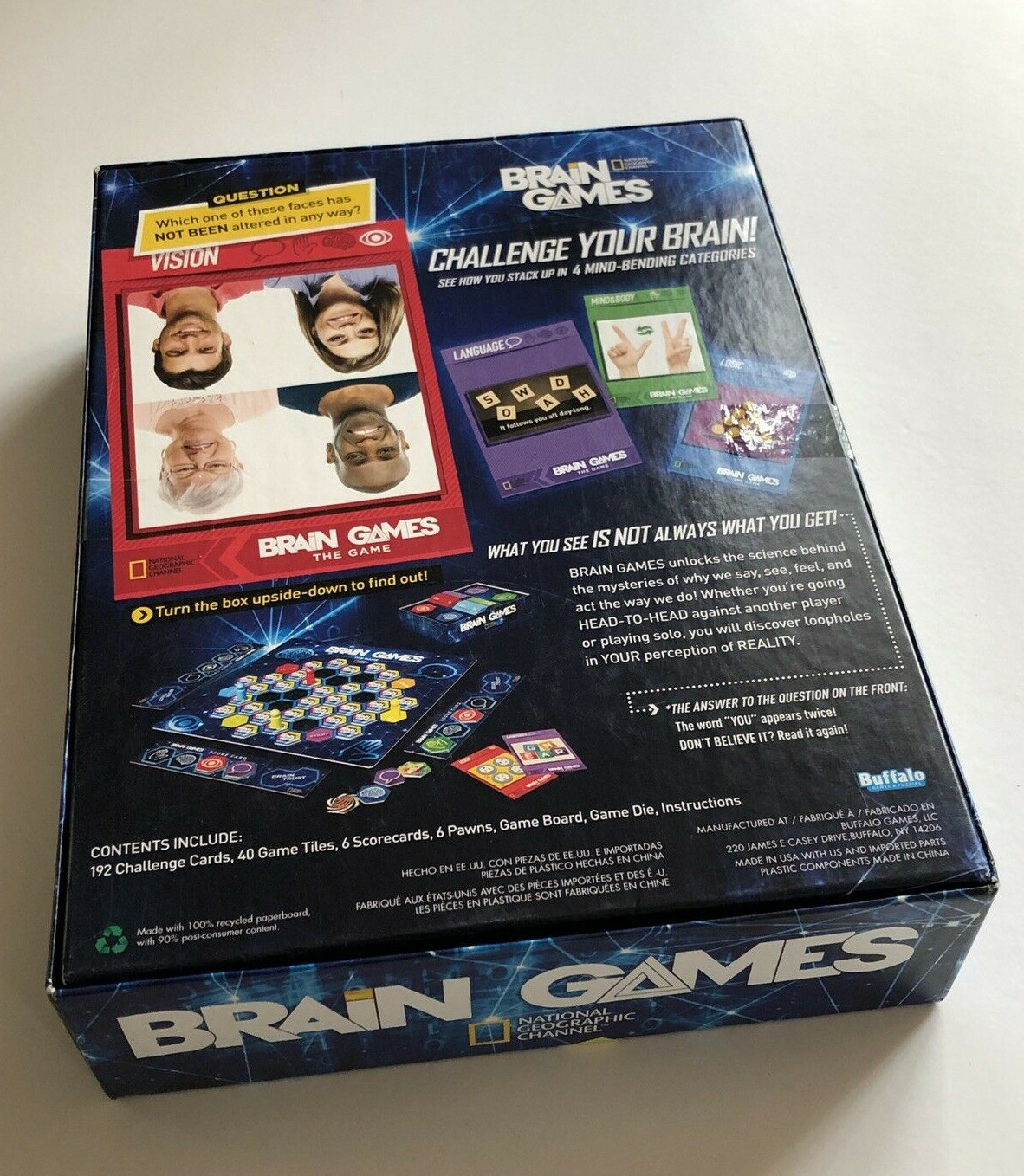 National Geographic Brain Games – The Game Based on TV Series BRAND NEW Sealed