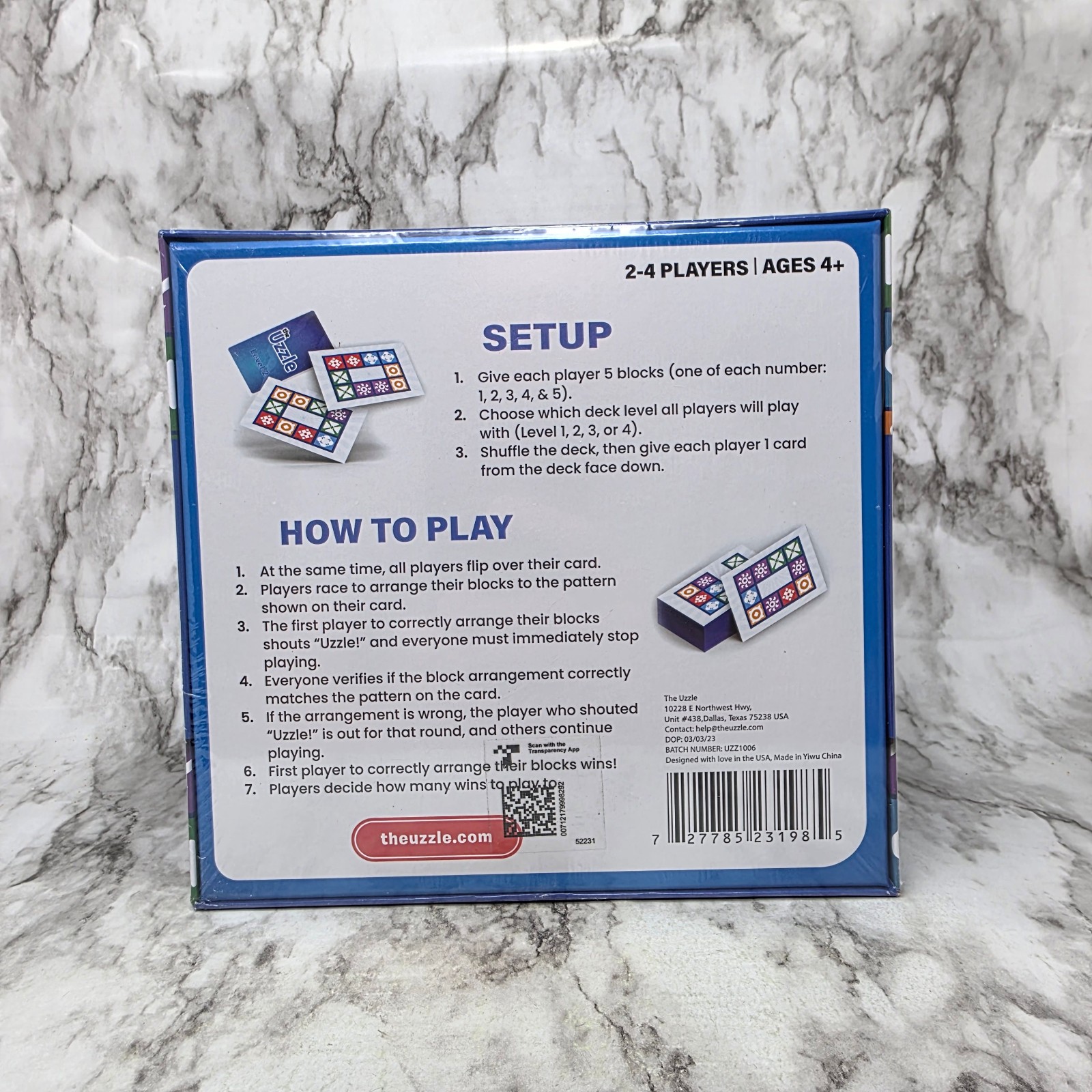 The Uzzle Board Game
