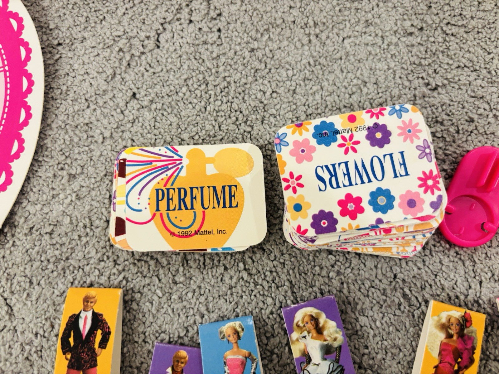 Barbie Ken Dolls Dream Date 1992 Golden Mattel Vintage Board Game 99% Complete