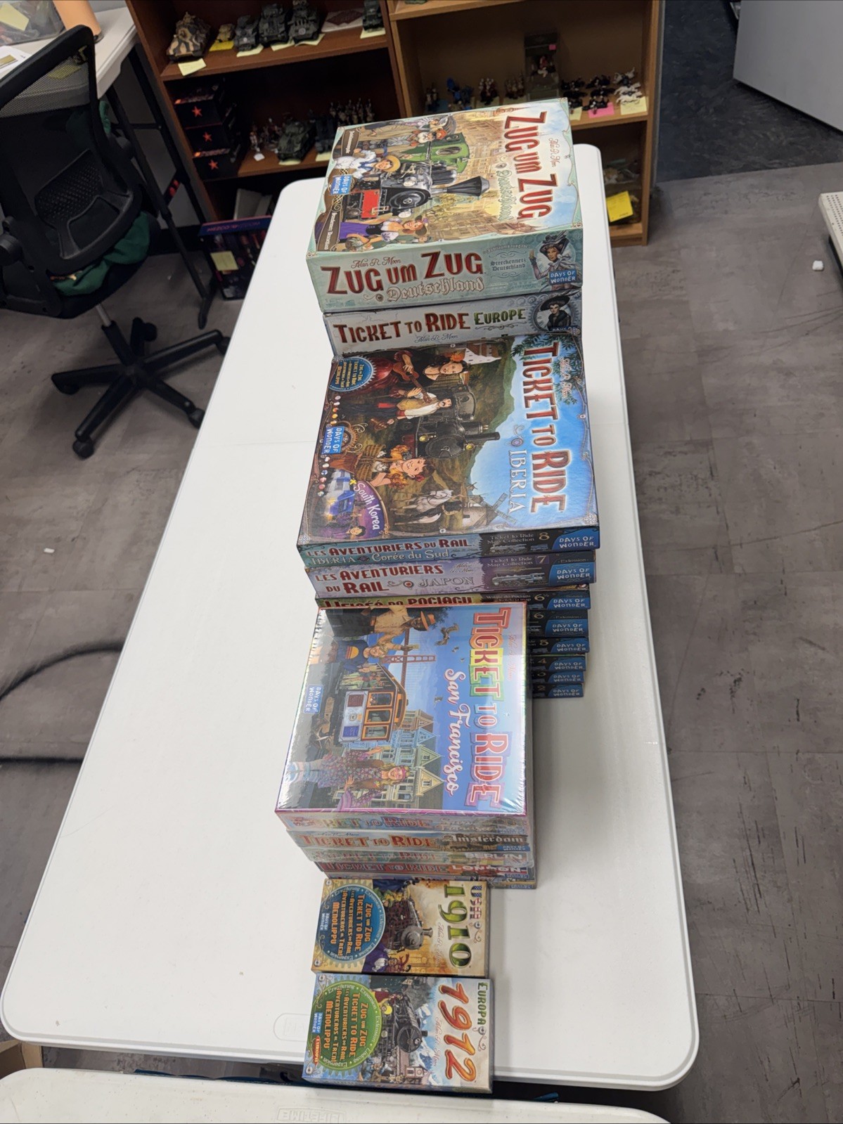 Ticket To Ride- EXPANSION LOT x21 ticket to ride expansions (used & new) ng31101