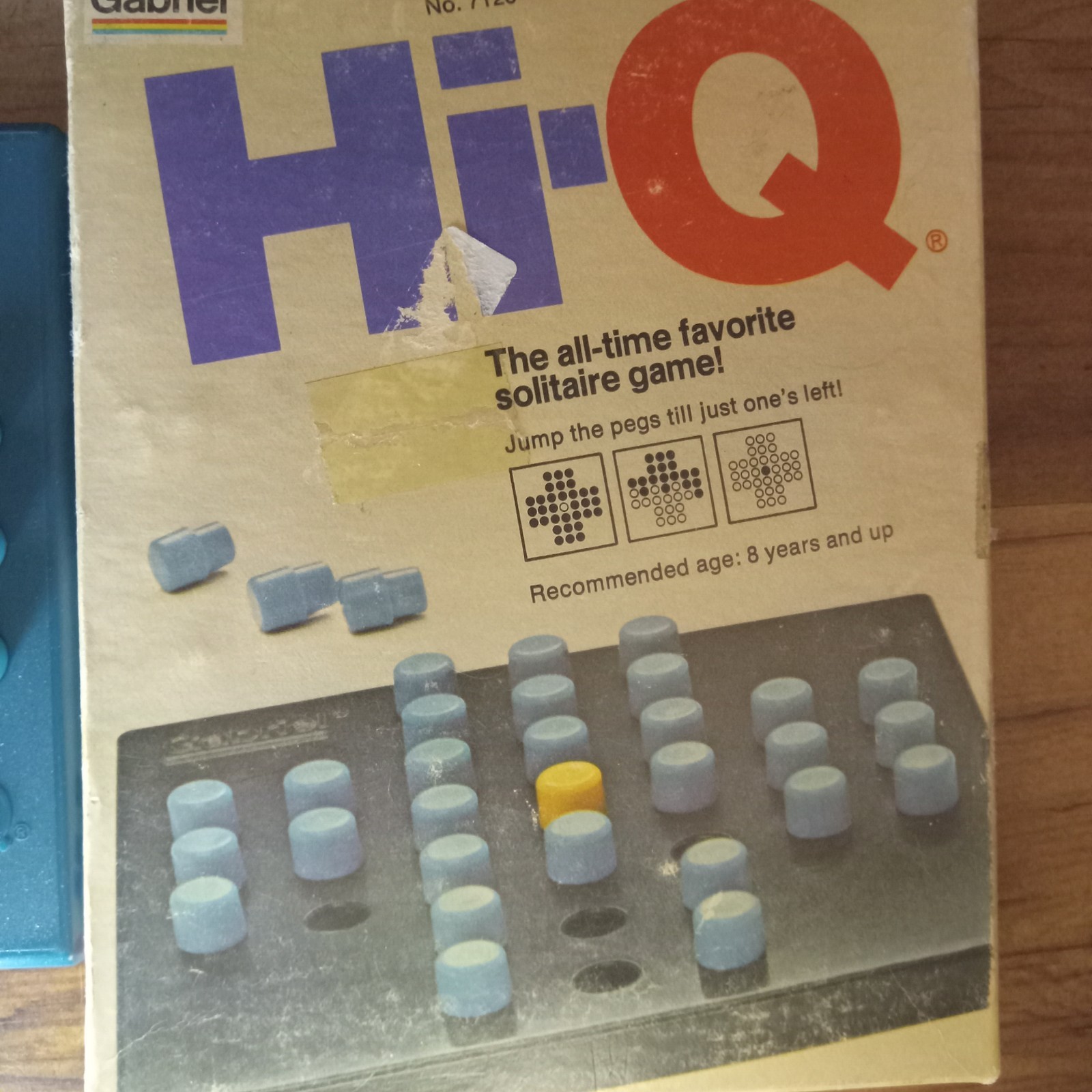Gabriel HI-Q #7120 Solitaire Favorite Travel Game – InComplete Vintage pls read