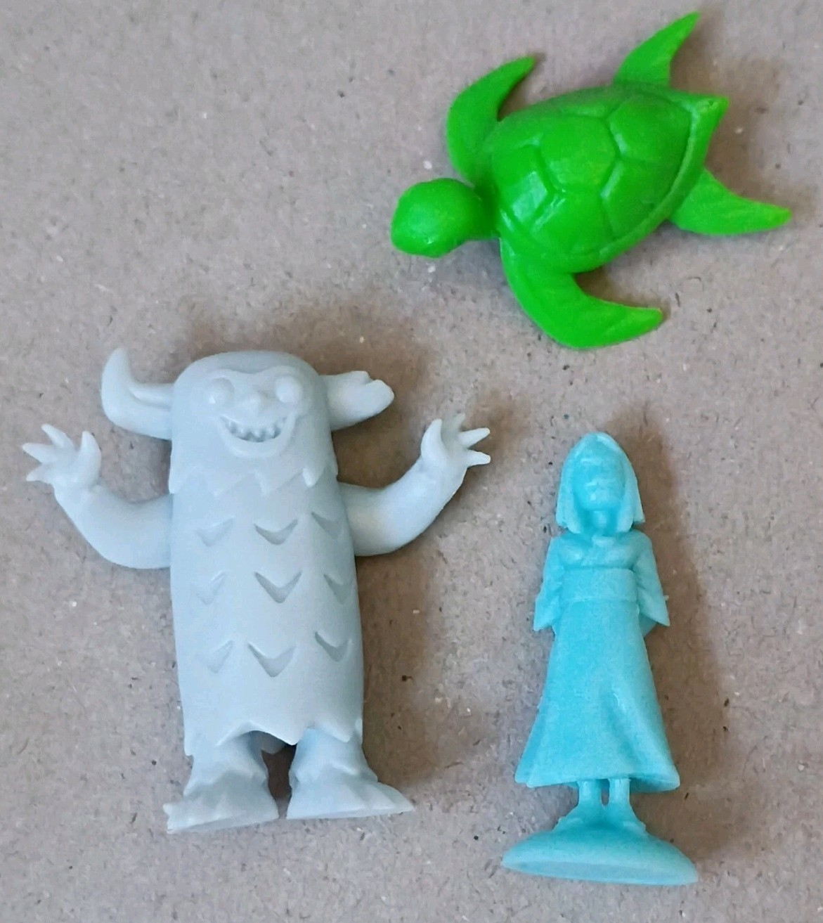 Machi Koro Legacy Replacement Game Figures Set Yokai Princess Turtle 3pc