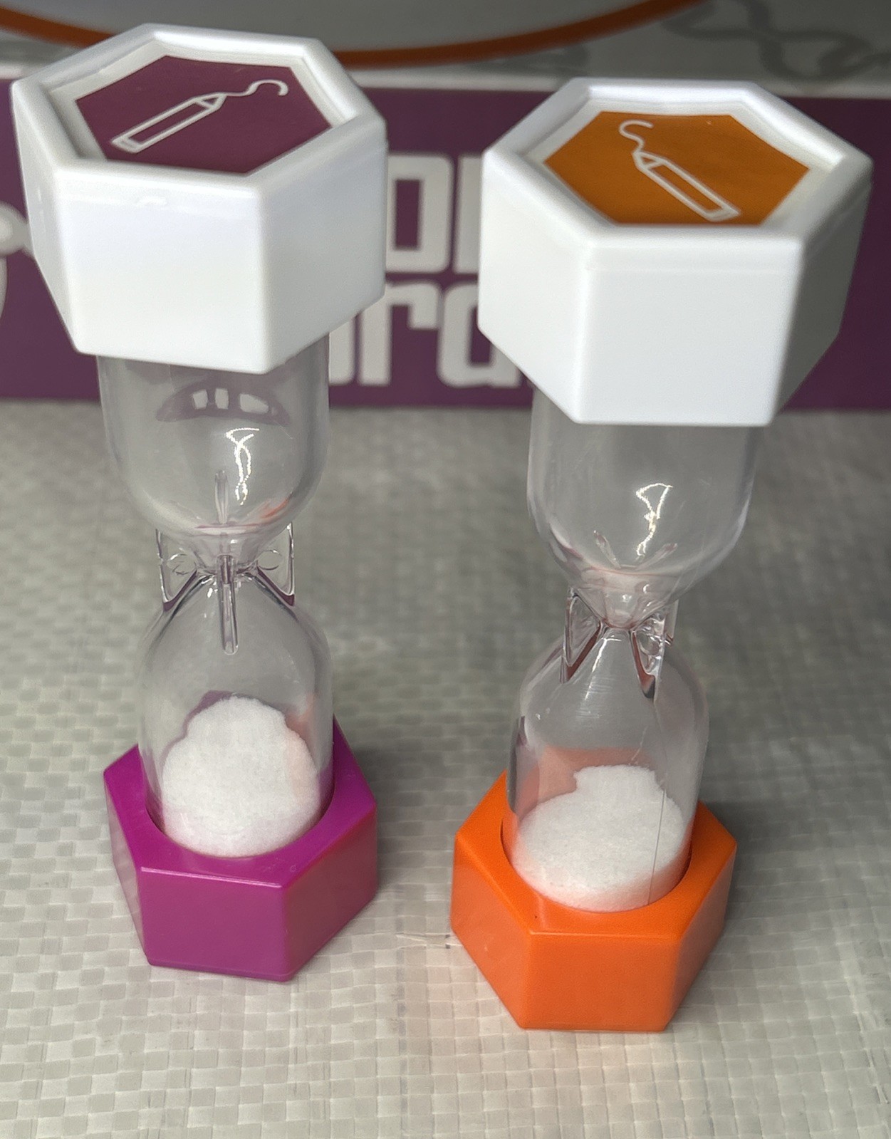 Wordy Word Sand Timers Set of 2 Replacement Marbles Brain Store