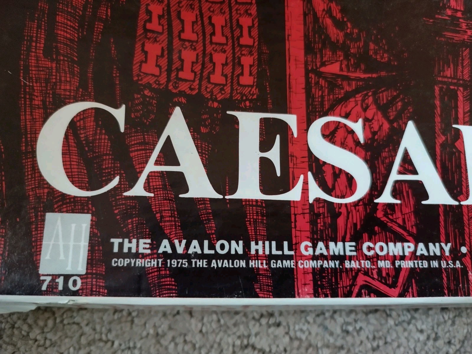 Vintage Caesar’s Legions Game-The Avalon Hill Game Company-1975 99% Complete