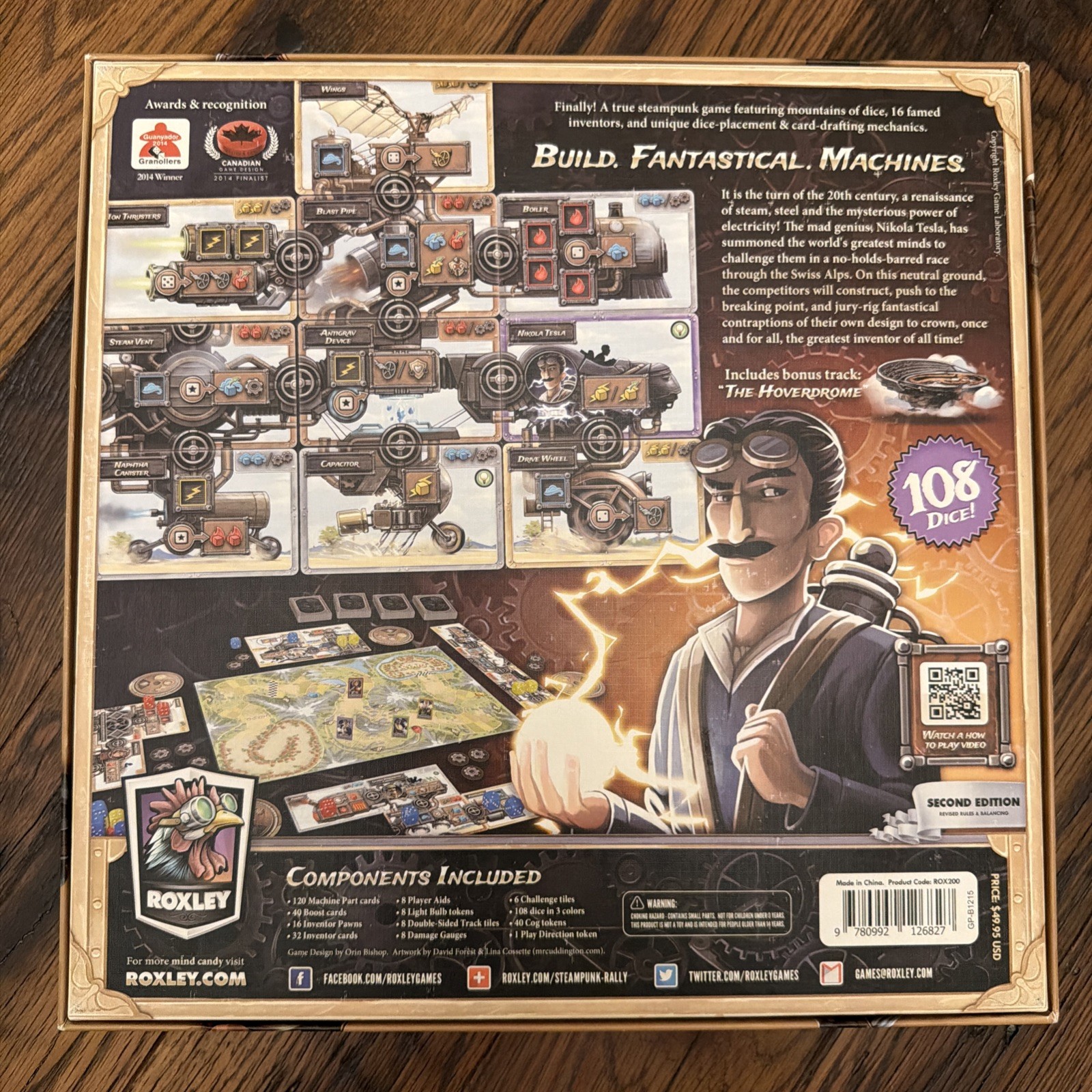Steampunk Rally: Second Edition board game – 100% complete