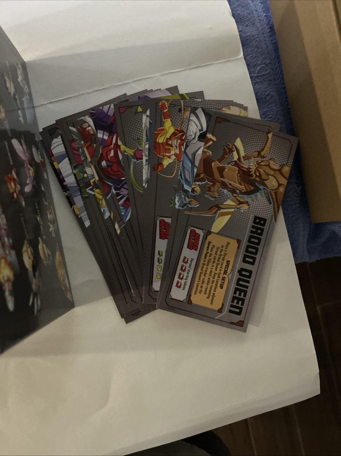 Marvel United X-Men Kickstarter Promos Box Mutant Promo Open Complete