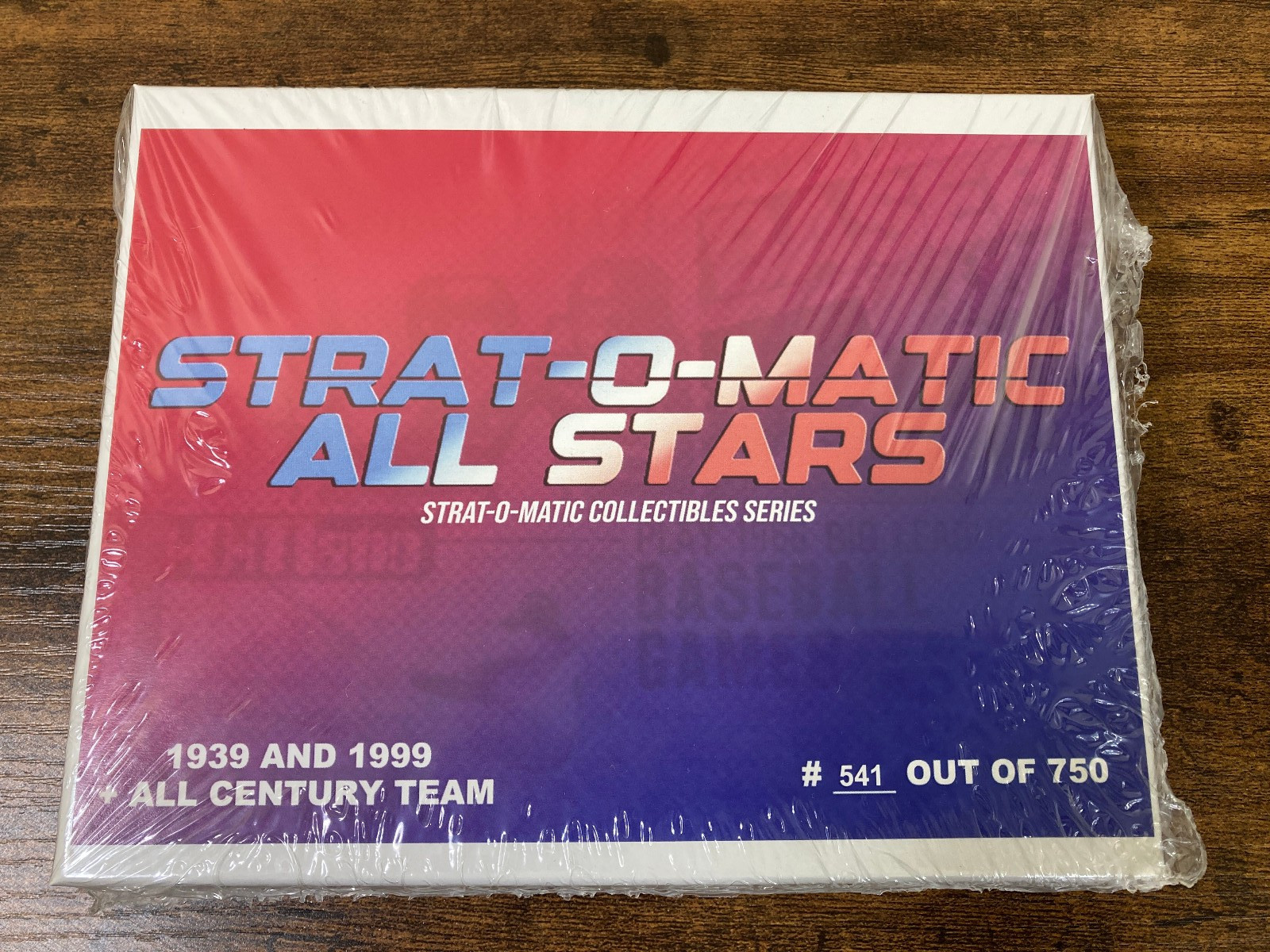 Stratomatic Collectibles Series All-Stars 1939 and 1999 Set + All-Century Team