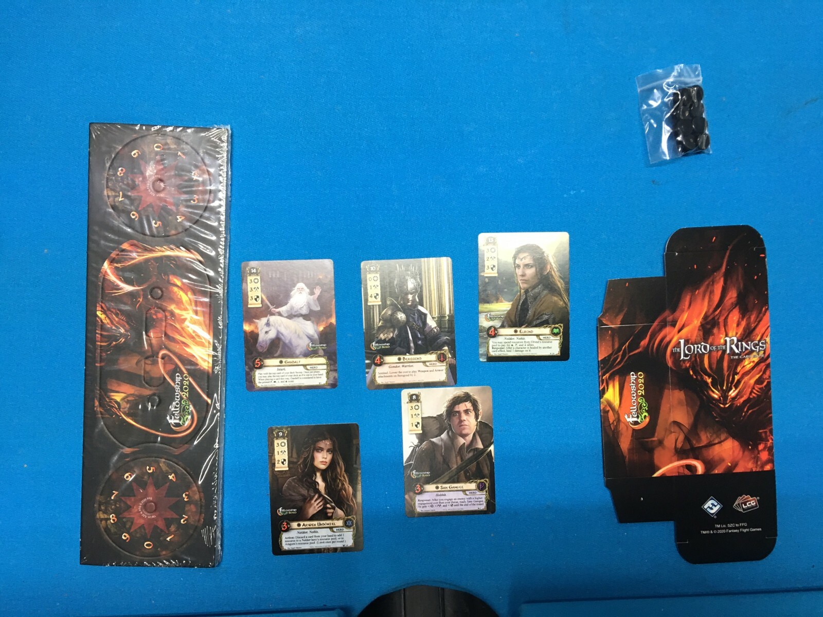 LOTR LCG Fellowship 2020 Kit Heroes + Extra Lord of the Rings TCG