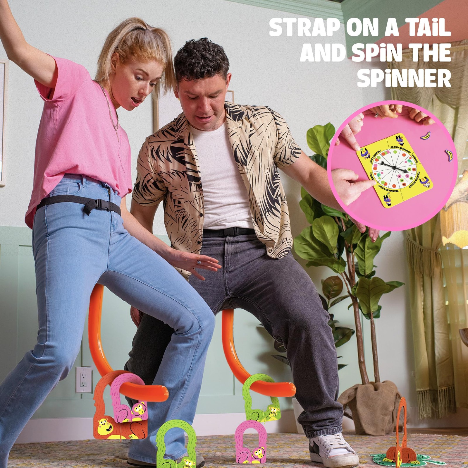 It’s Bananas! The Monkey Tail Game – Funny Family & Party Game for Kids & Adu…