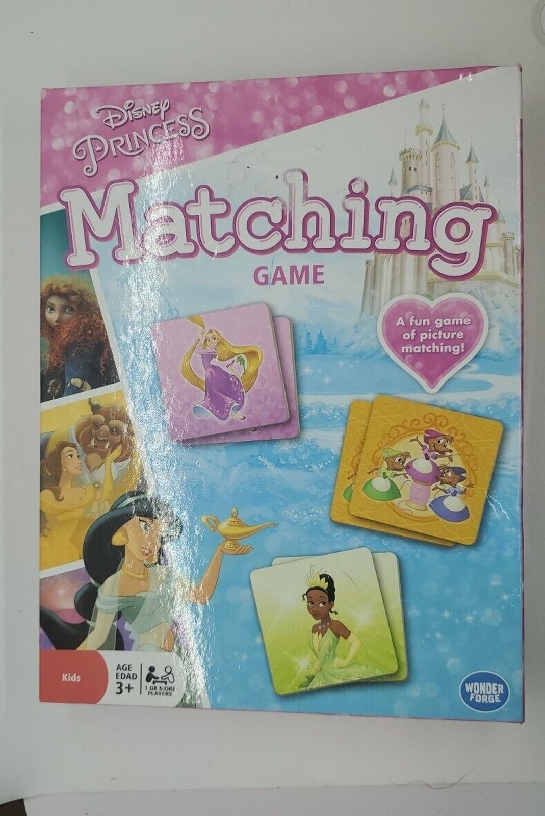 Disney Princess Matching Game Picture Tiles Memory Wonder Forge