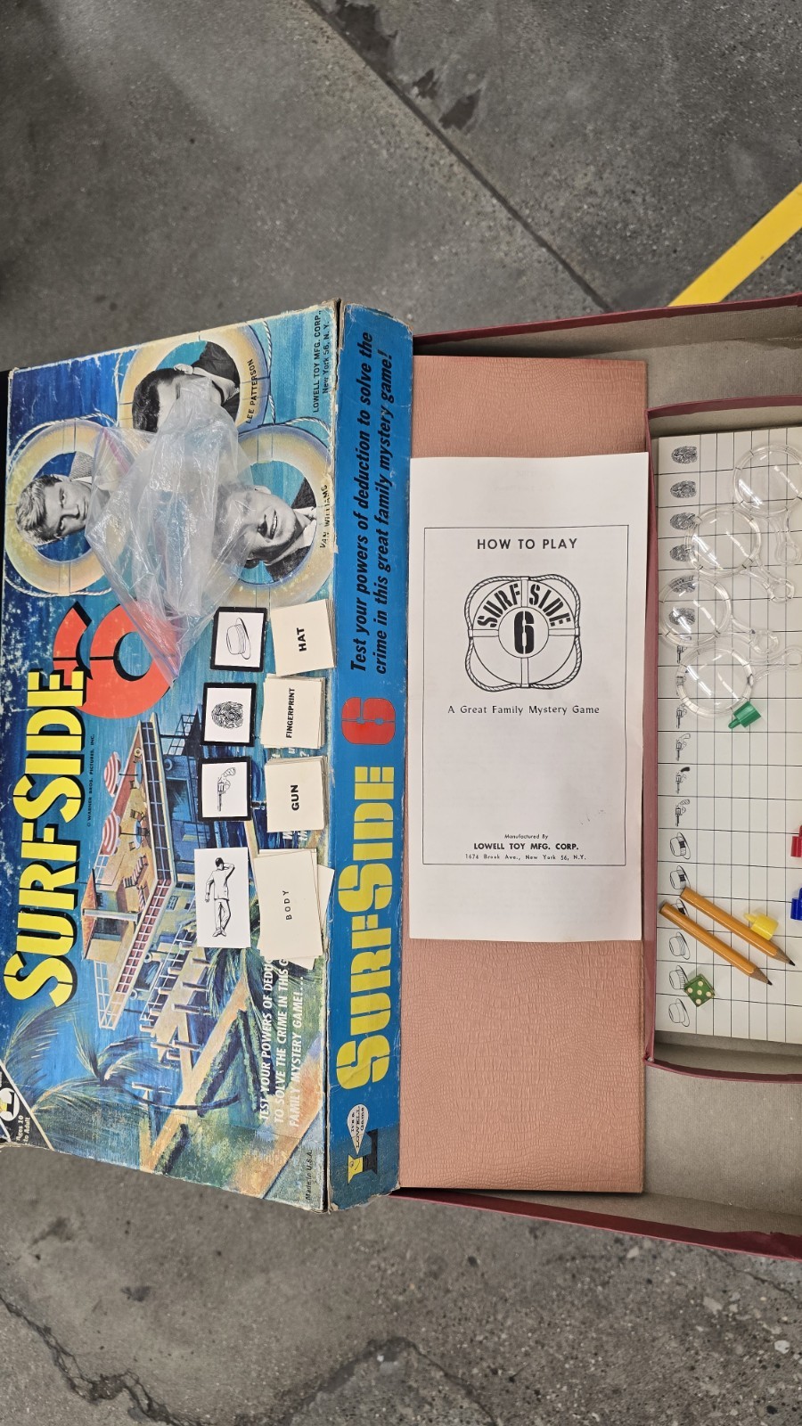 SURFSIDE 6! BOARD GAME 1960s LOWELL! (Please Read)