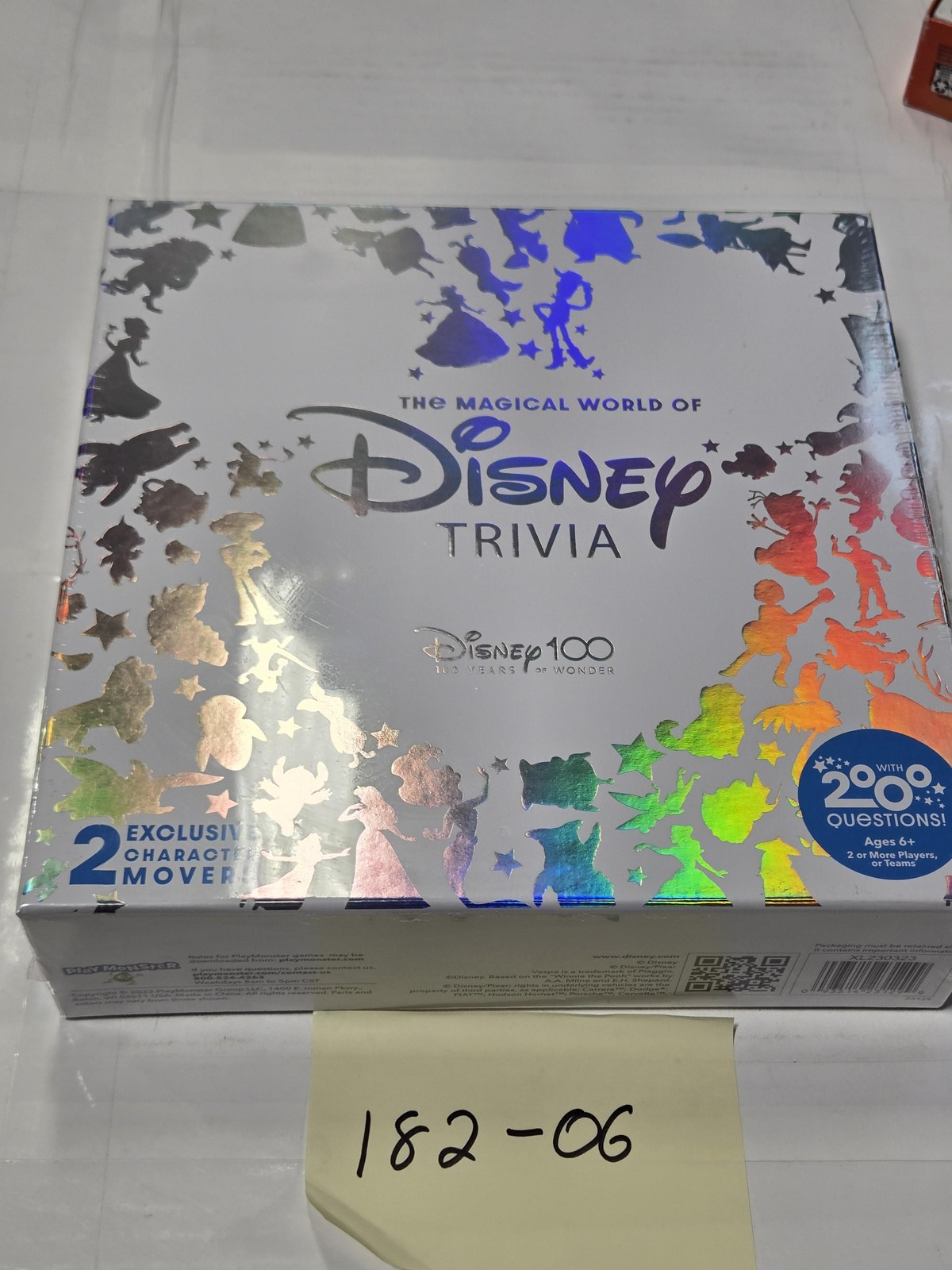 PlayMonster The Magical World Of Disney Trivia Game 2+ Players 6+ New Sealed