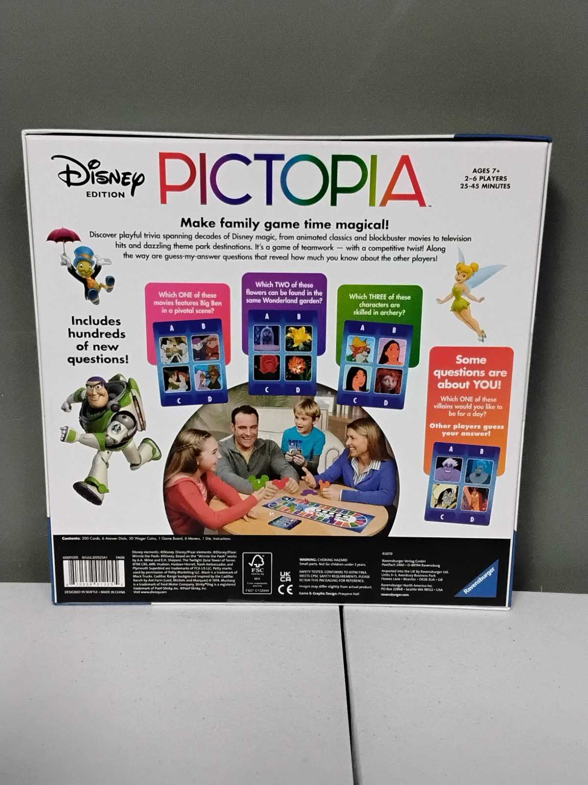 NEW Pictopia Disney Edition The Ultimate Picture Trivia Family Game Ravensburger