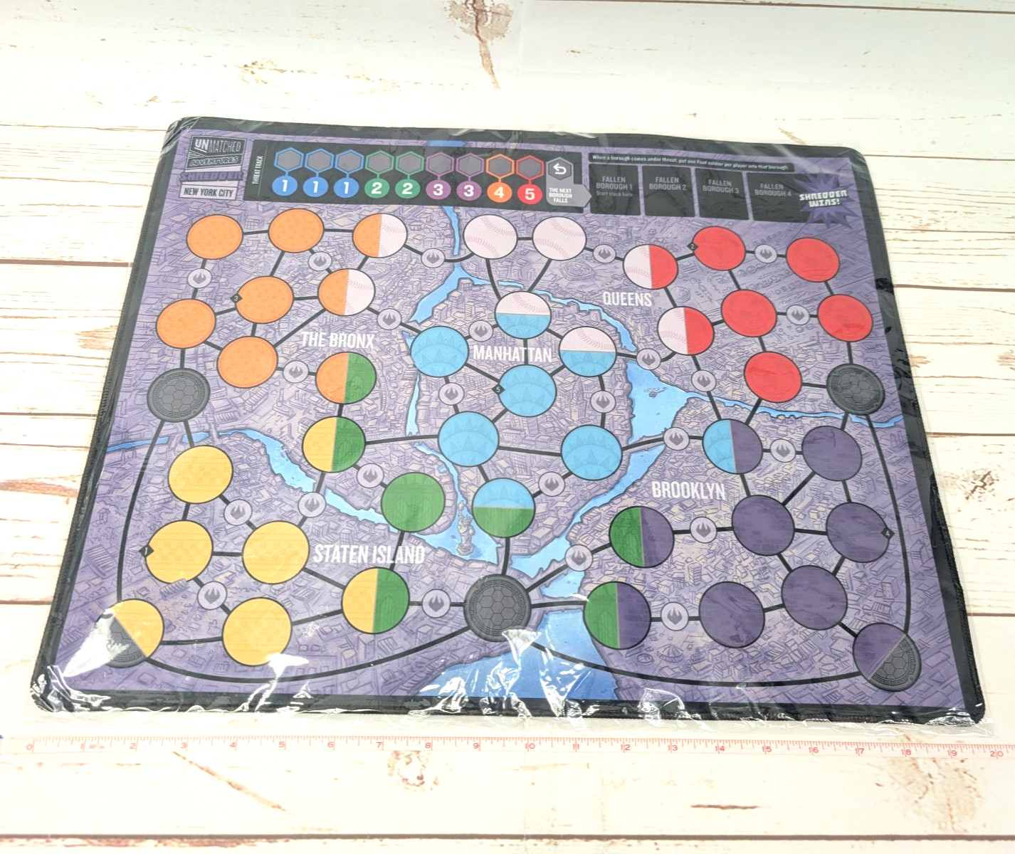 Unmatched Adventures Teenage Mutant Ninja Turtles Neoprene Battlefield Playmat