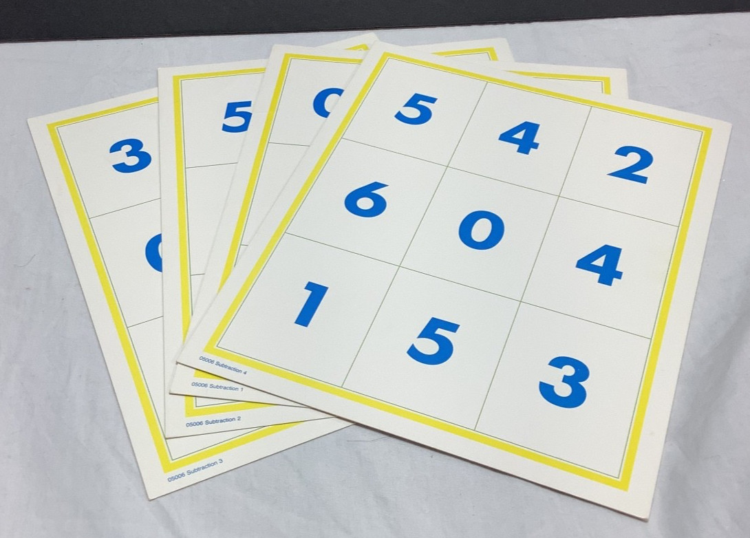 Vintage 1998 Answer Bingo Addition and Subtraction Games by School Zone Ages 5+