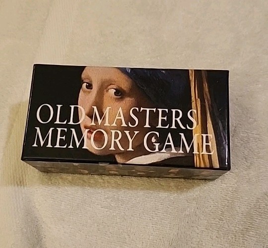 Old Masters Memory Game Matching Card Game BisPublishers Free Shipping USA OBO