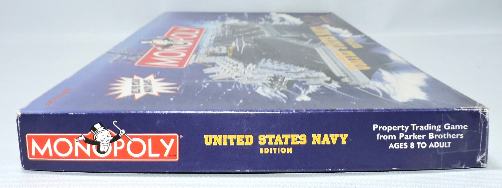 Monopoly United States U.S. Navy Edition Board Game NEAR COMPLETE -3 House/Hotel