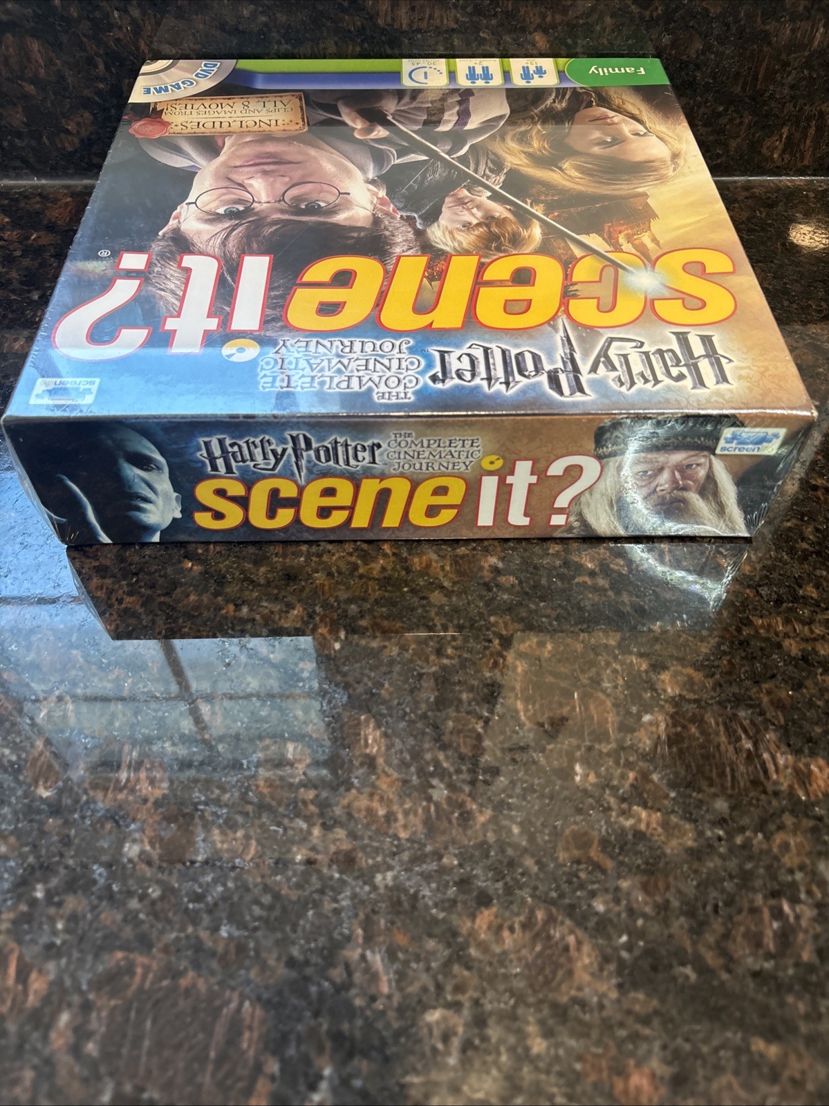 Scene It Harry Potter The Complete Cinematic Journey DVD Board Game NEW SEALED