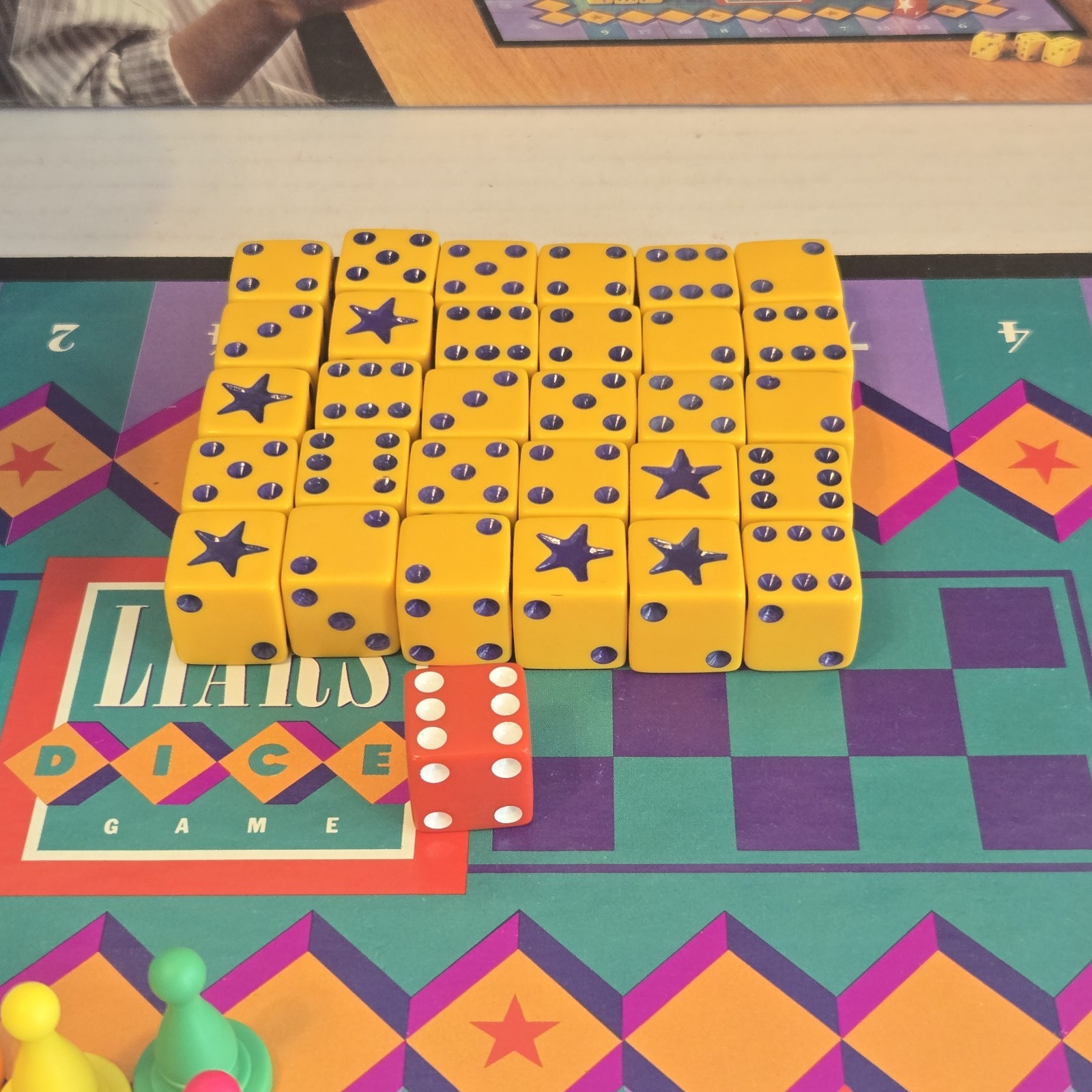 Vintage LIARS DICE Game 1987 Milton Bradley **COMPLETE**