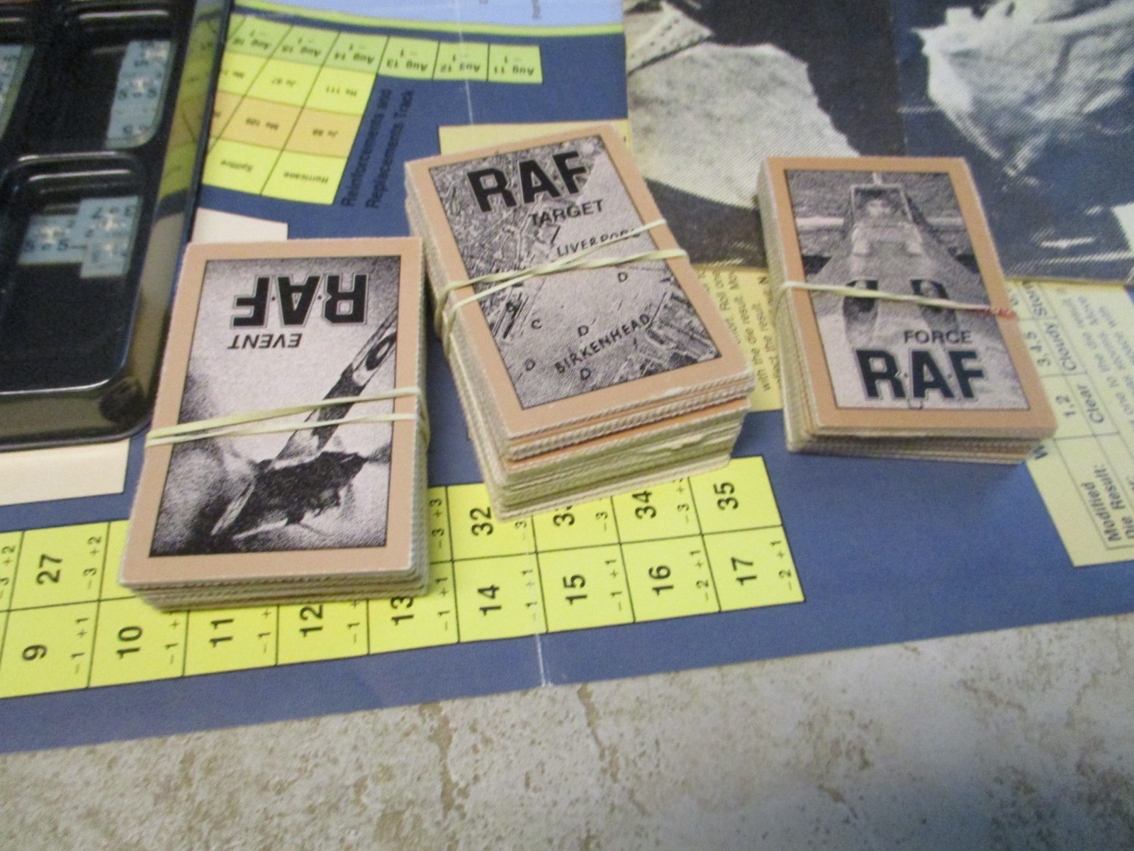 WEST END Games RAF BOARD GAME (1986) LN AUGUST 1940: THE BATTLE OF BRITAIN RPG