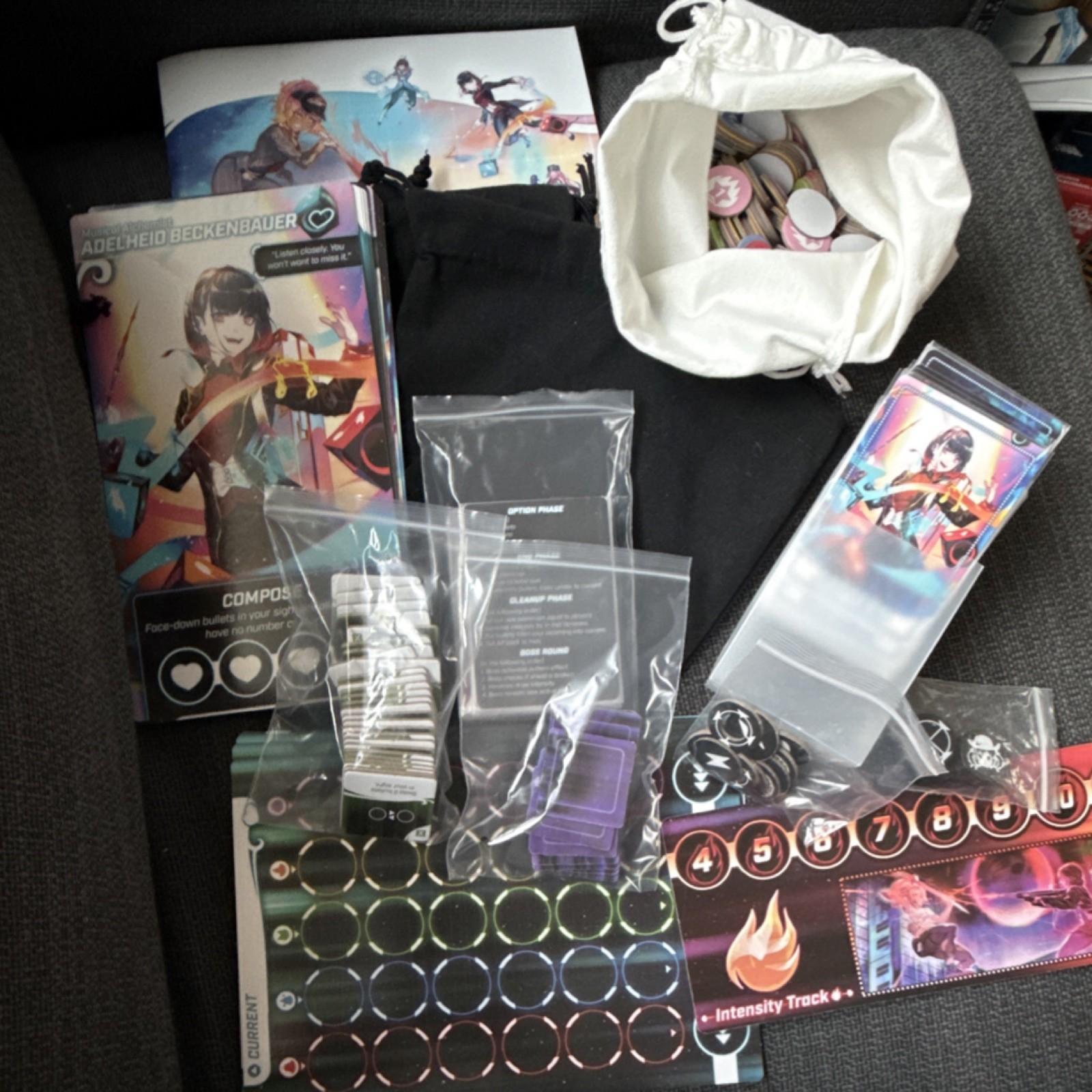Level 99 Games Bullet Board Game Anime Theme Complete Set Multiple Modes Award