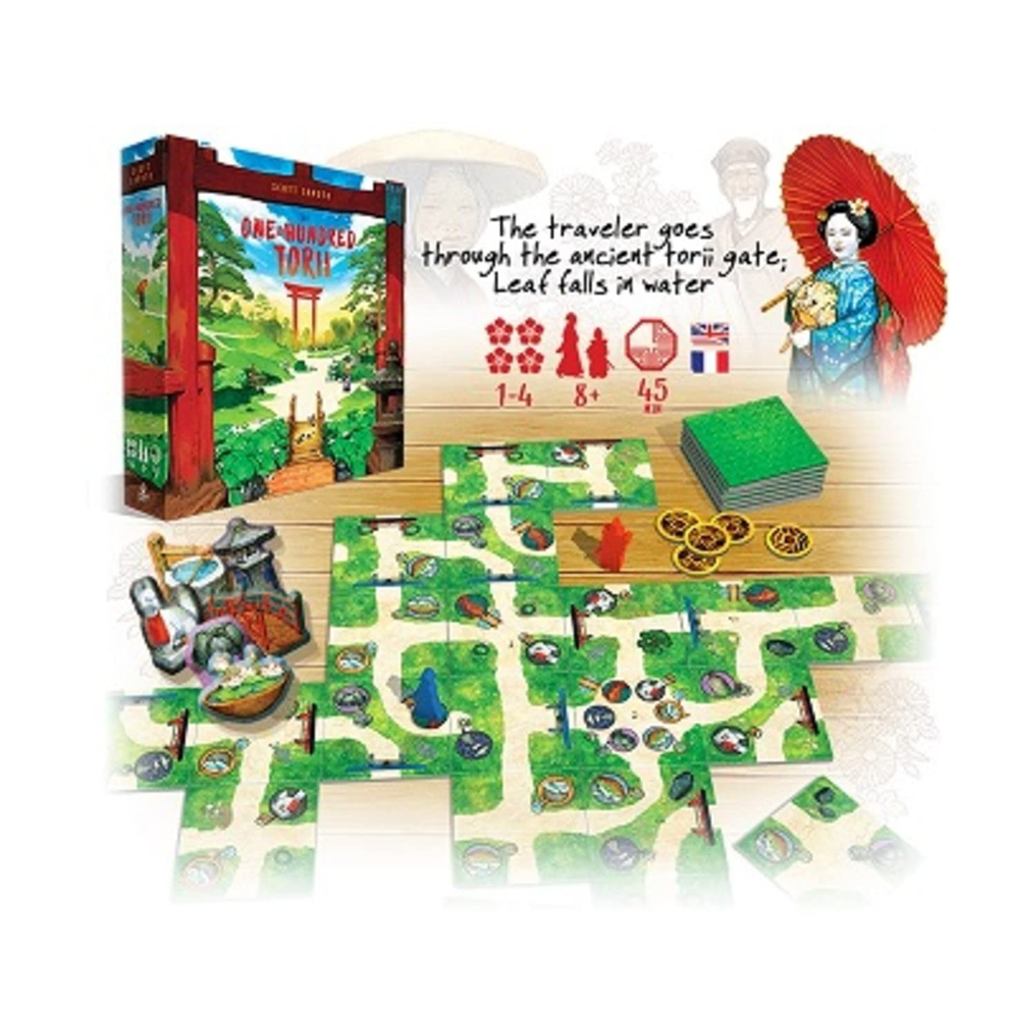 The Hundred Torii Board Game – A Beautiful, Serene Tile-Laying Game in a Japa…
