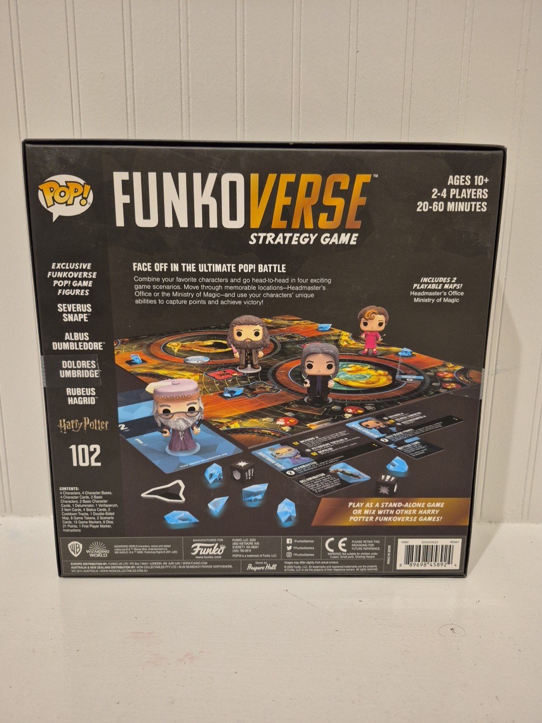 Funkoverse Strategy Game Harry Potter 102 4-Pack Snape Dumbledore NEW Funko 2020