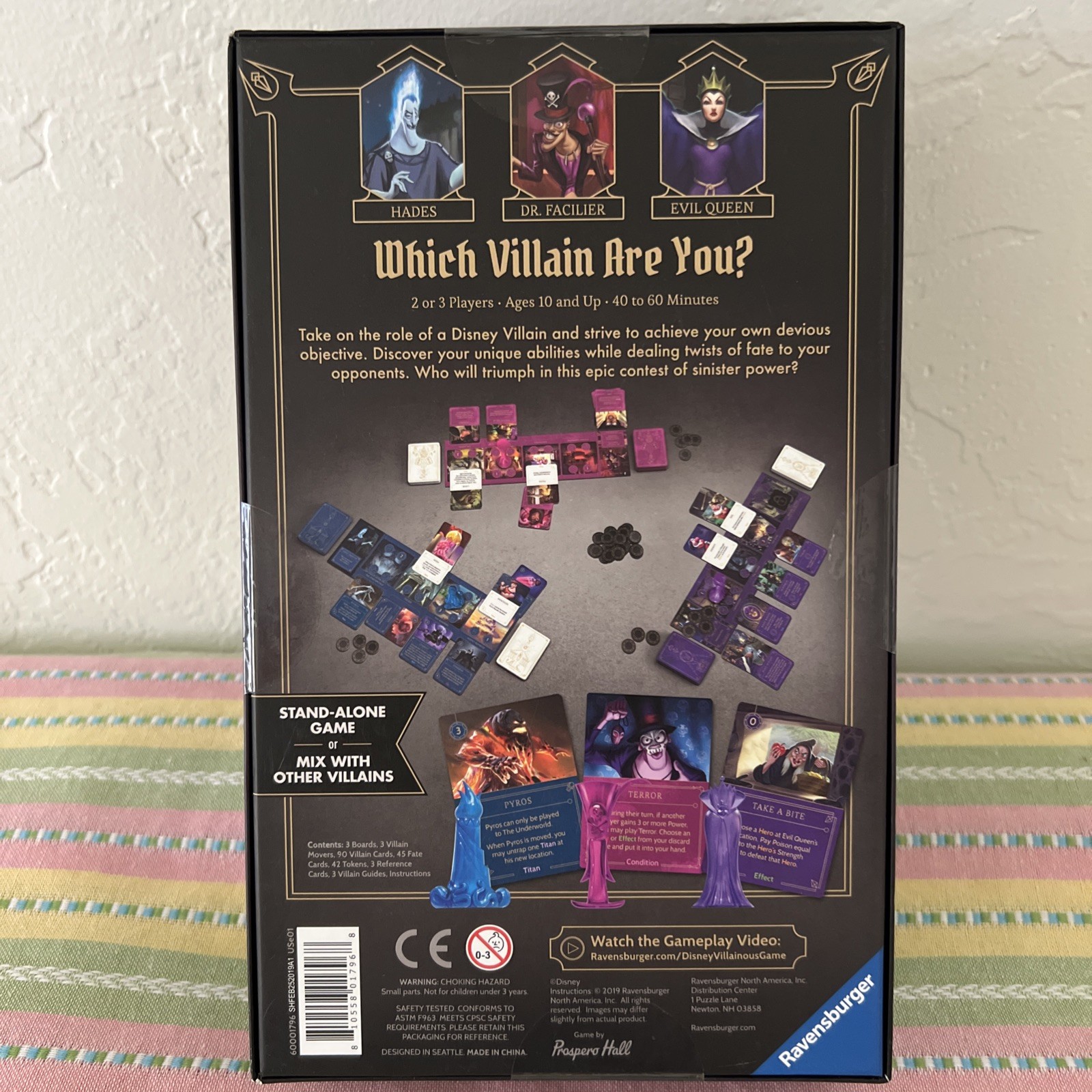 New Disney Villainous: Wicked To The Core Ravensburger Board Game