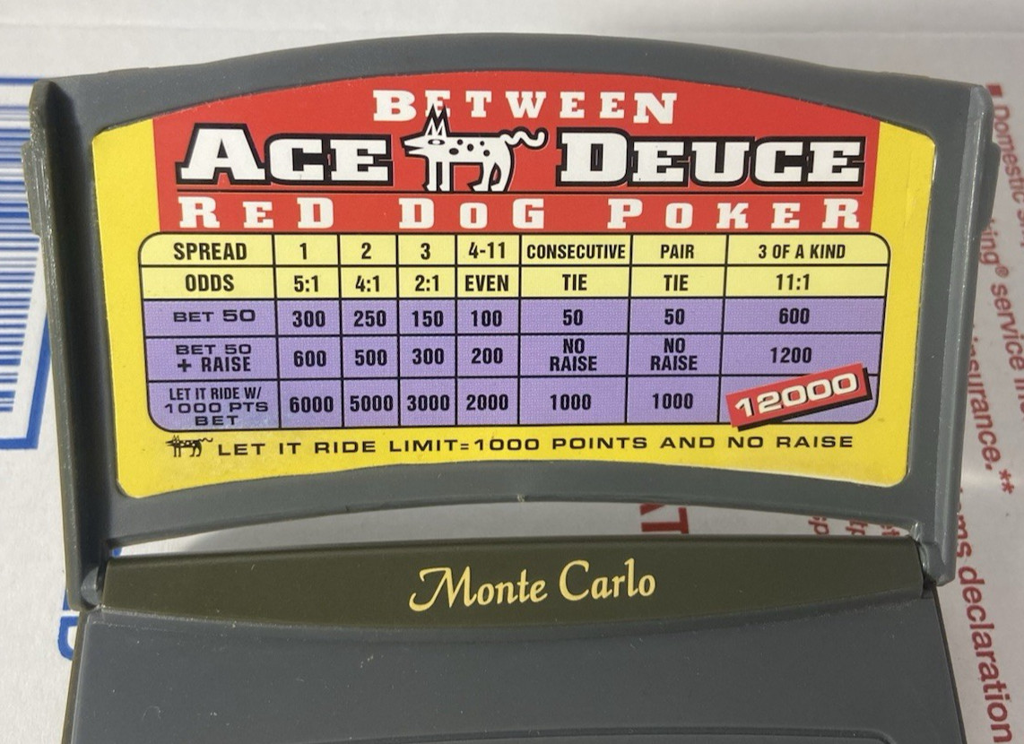 Lot of 3 Radica Monte Carlo Acey Deucy Poker, Blackjack & Casino Slot – All Work