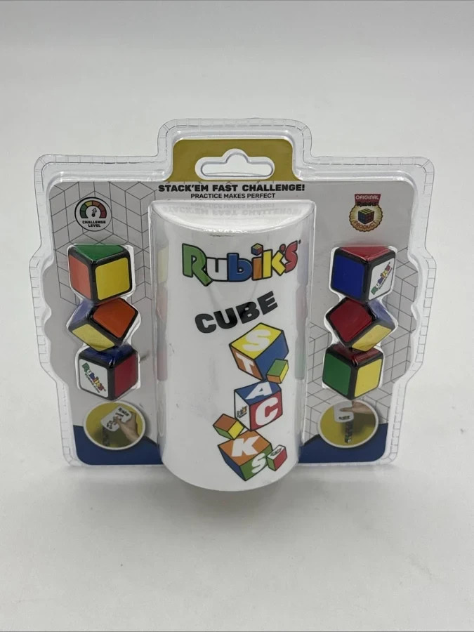 Rubik’s Cube Stacks Game New Sealed Dexterity Fast-Paced Game Night Family
