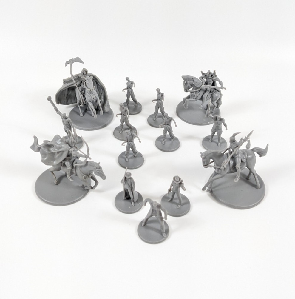 SECRETS OF THE LOST TOMB Board Game GREAT APOCALYPSE MINIATURES Set Used OOP