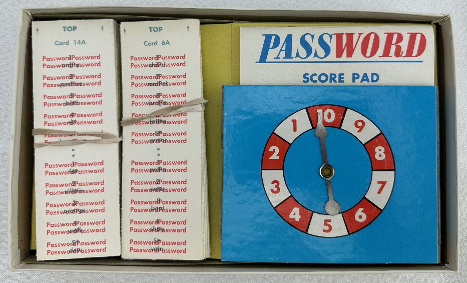 1976 Password Game 15th Edition by Milton Bradley Complete Good Cond FREE SHIP