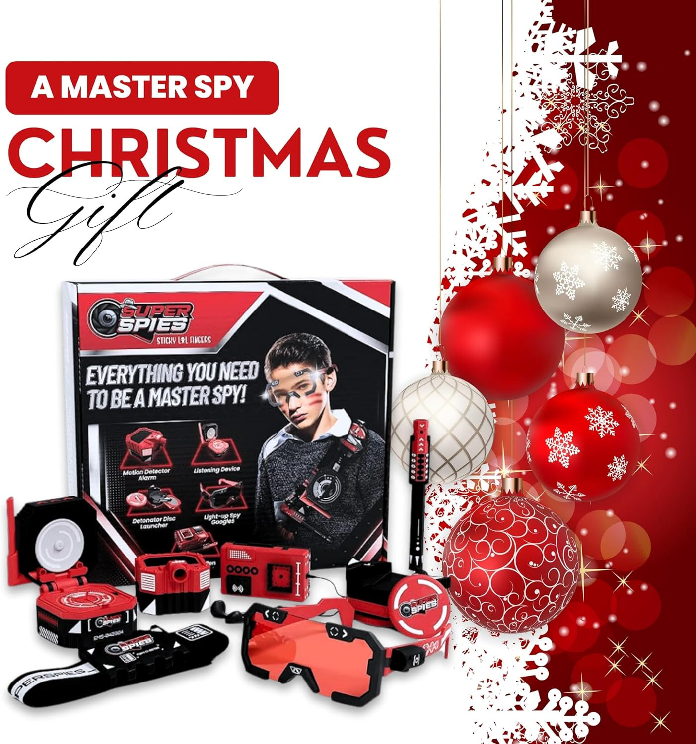 Kids Spy Gear Secret Agent Ninja Detective Kit Toys Gadgets Set Ages 8 12 Years+