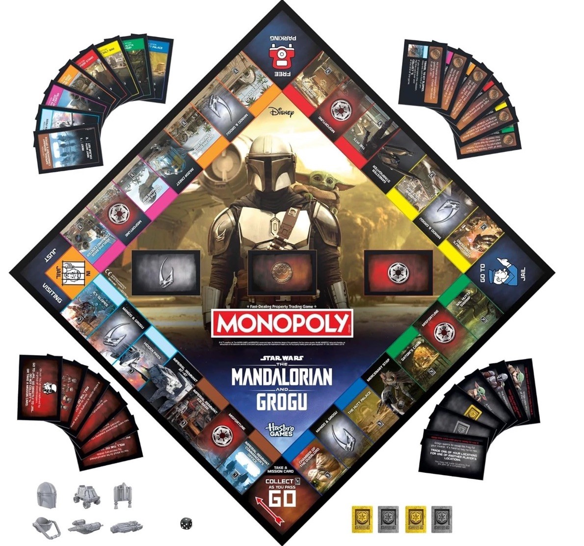 Monopoly: Star Wars The Mandalorian and Grogu Edition Board Game