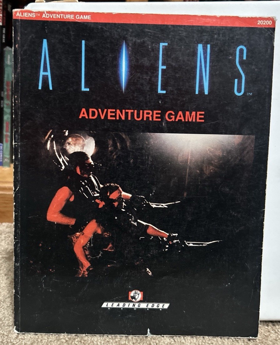 Aliens Adventure Game Leading Edge Rpg 1991 Vintage Rare