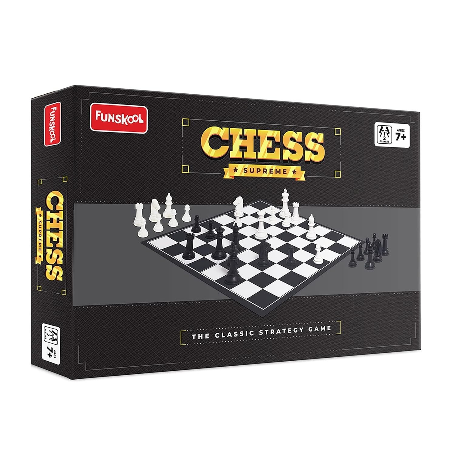 Chess Supreme, Classic Strategy Board Game for Kids, Adults, and Families