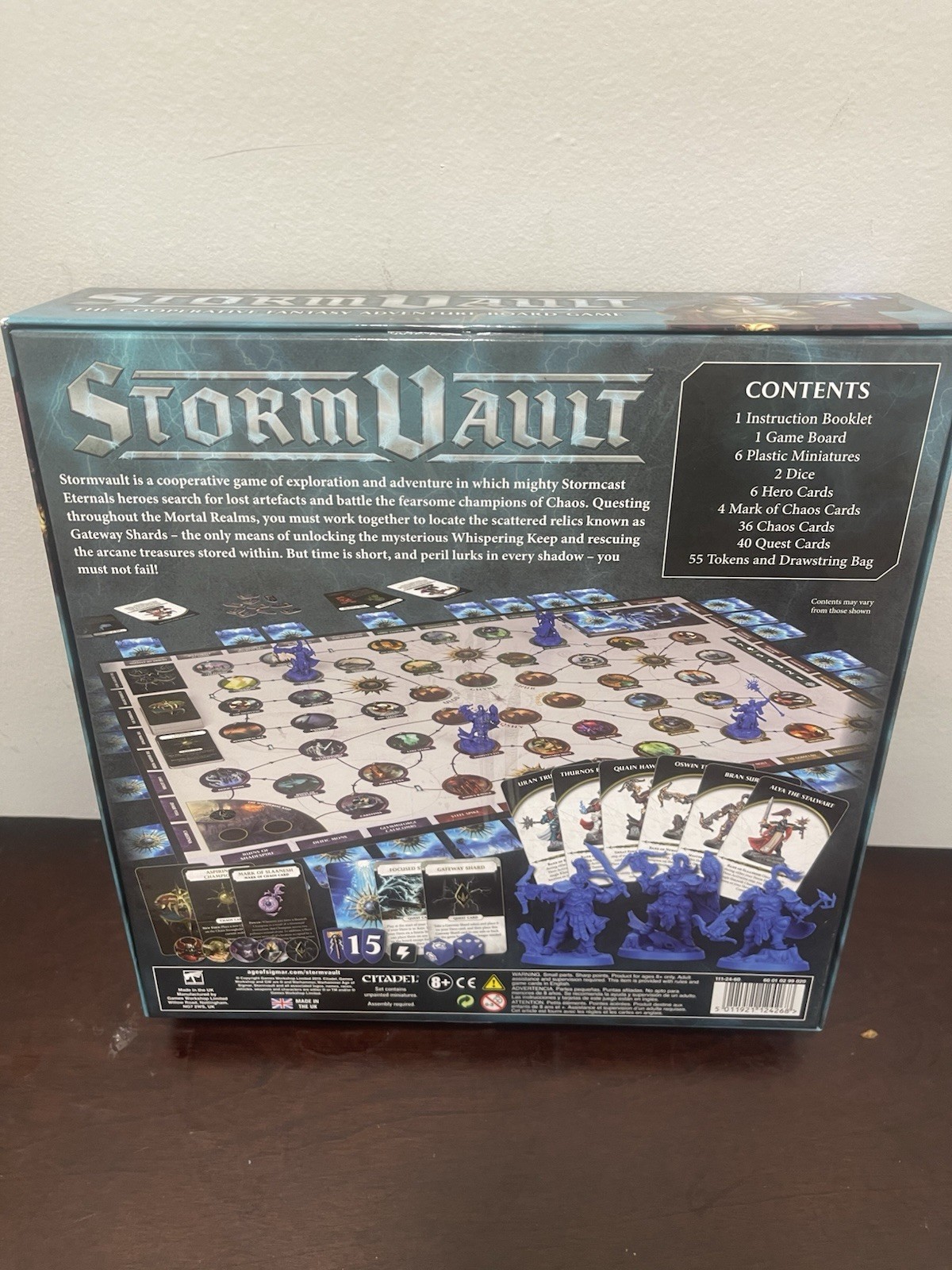 Storm Vault the Cooperative (2019) Fantasy Adventure Board Game (2-5 Players)