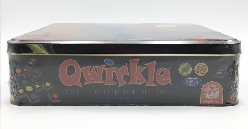 MindWare Qwirkle Collector’s Edition Board Game Tin New Sealed 2-4 Players