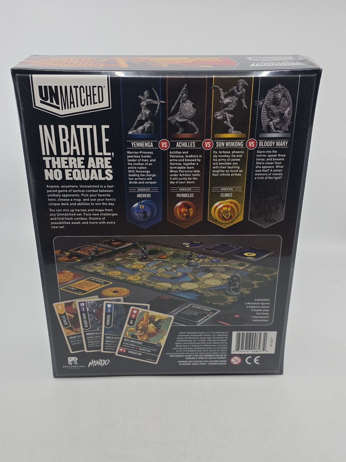 Unmatched Battle Of Legends Vol 2 Sun Wukong Yennenga Achilles Bloody Mary Mondo
