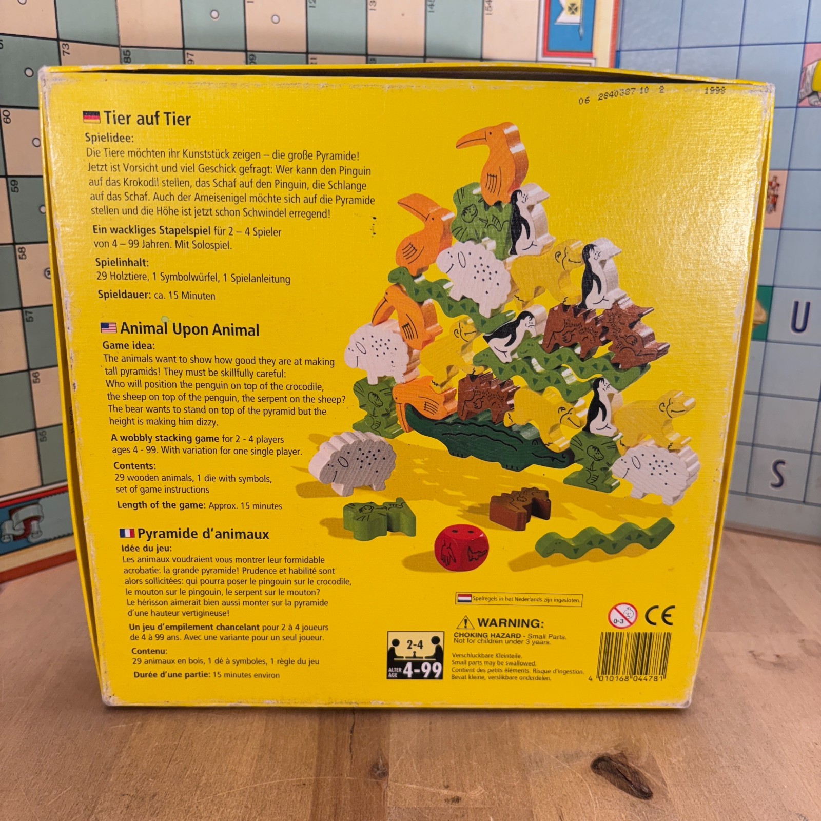 Tier Auf Tier Game Haba 2006 Wooden Stacking Game Animal Upon Animal