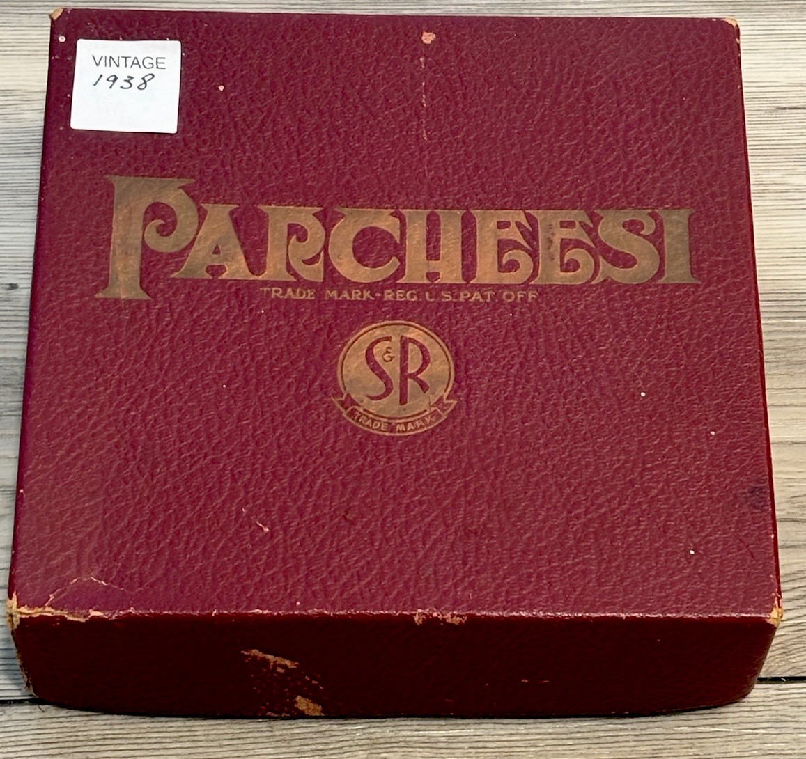 VTG Parcheesi Board Game Selchow & Righter Complete Set W/ Original Rules Box
