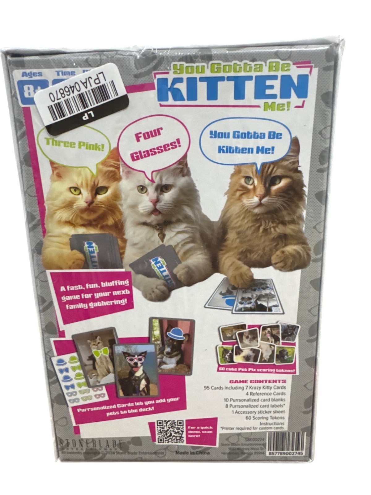 You Gotta Be Kitten Me! Party Game Ages 8+ 2-10 Players 20-30 Min By Stoneblade