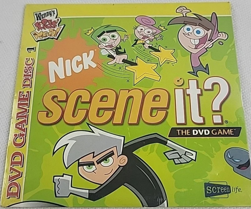 NICK Scene It DVD Game Disc 1 Wendy’s Kids Meal Nickelodeon Sealed in SHRINKWRAP