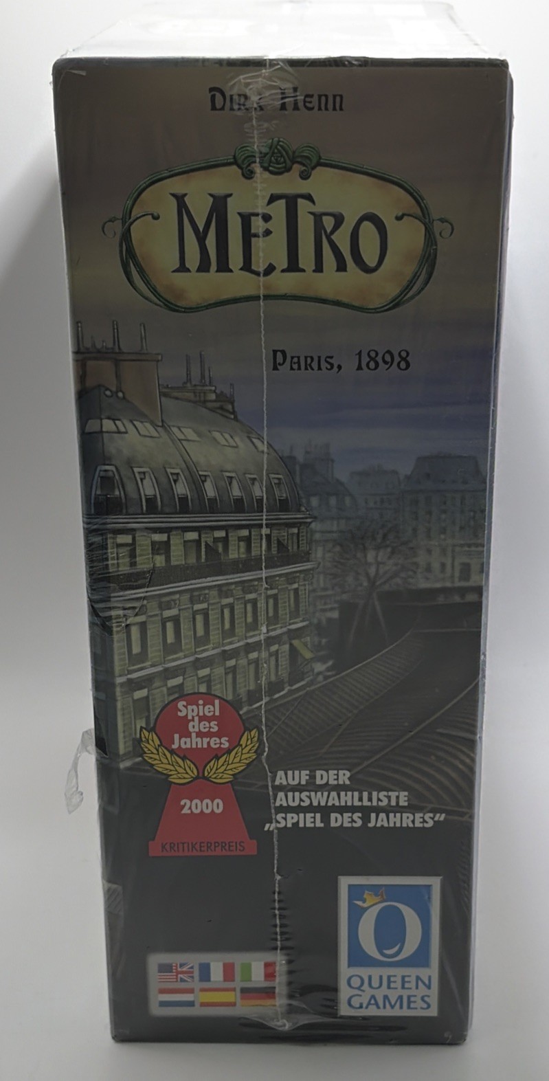 Metro Board Game Dirk Henn Paris 1898 Queen Games Multilingual Edition – Sealed