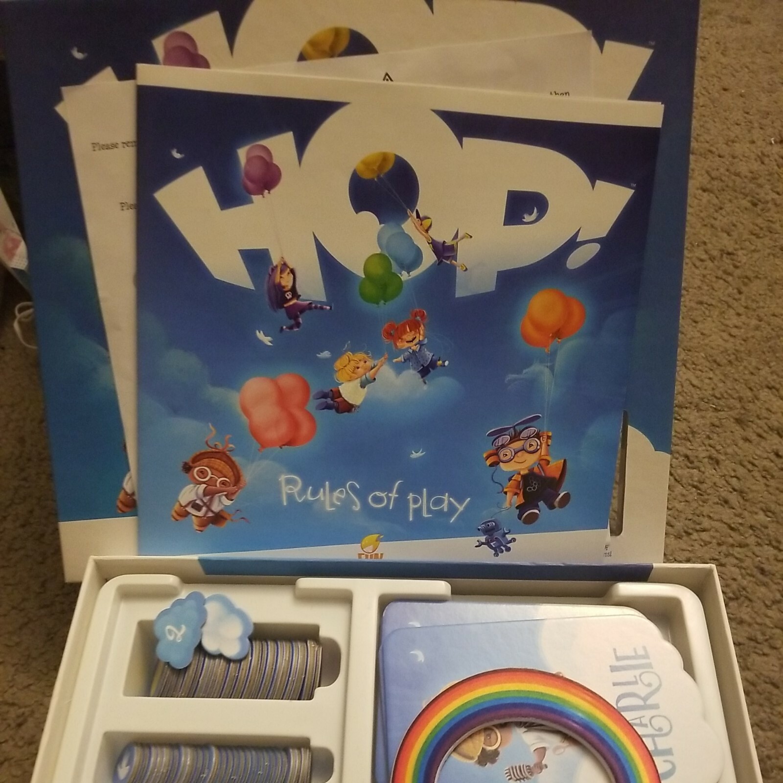 HOP! Fun Forge 3D Gameboard Board Game w Painted Mini Figures NEW – Sealed