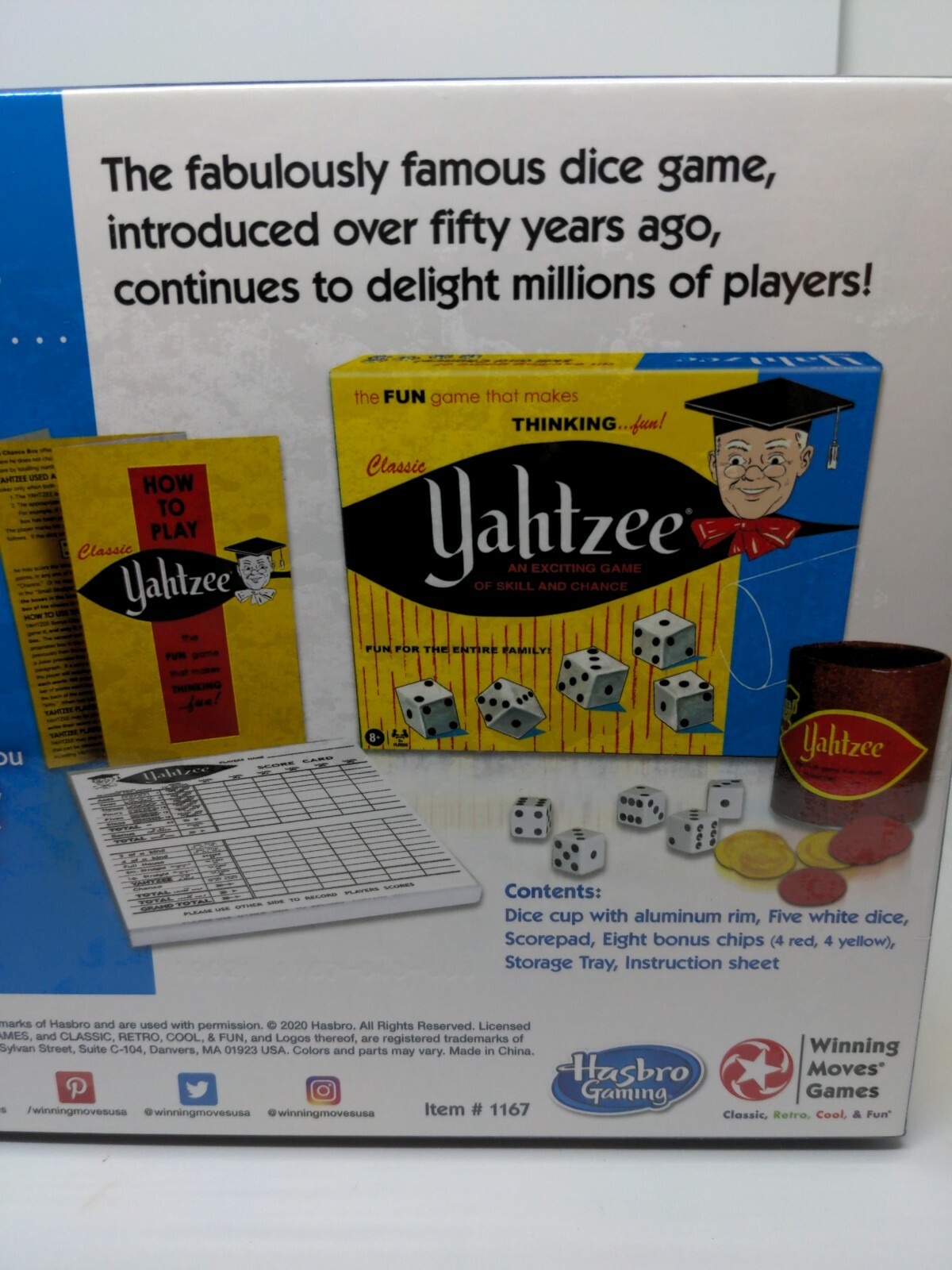 Classic Yahtzee An Exciting Game Of Skill And Chance. Brand new and sealed.