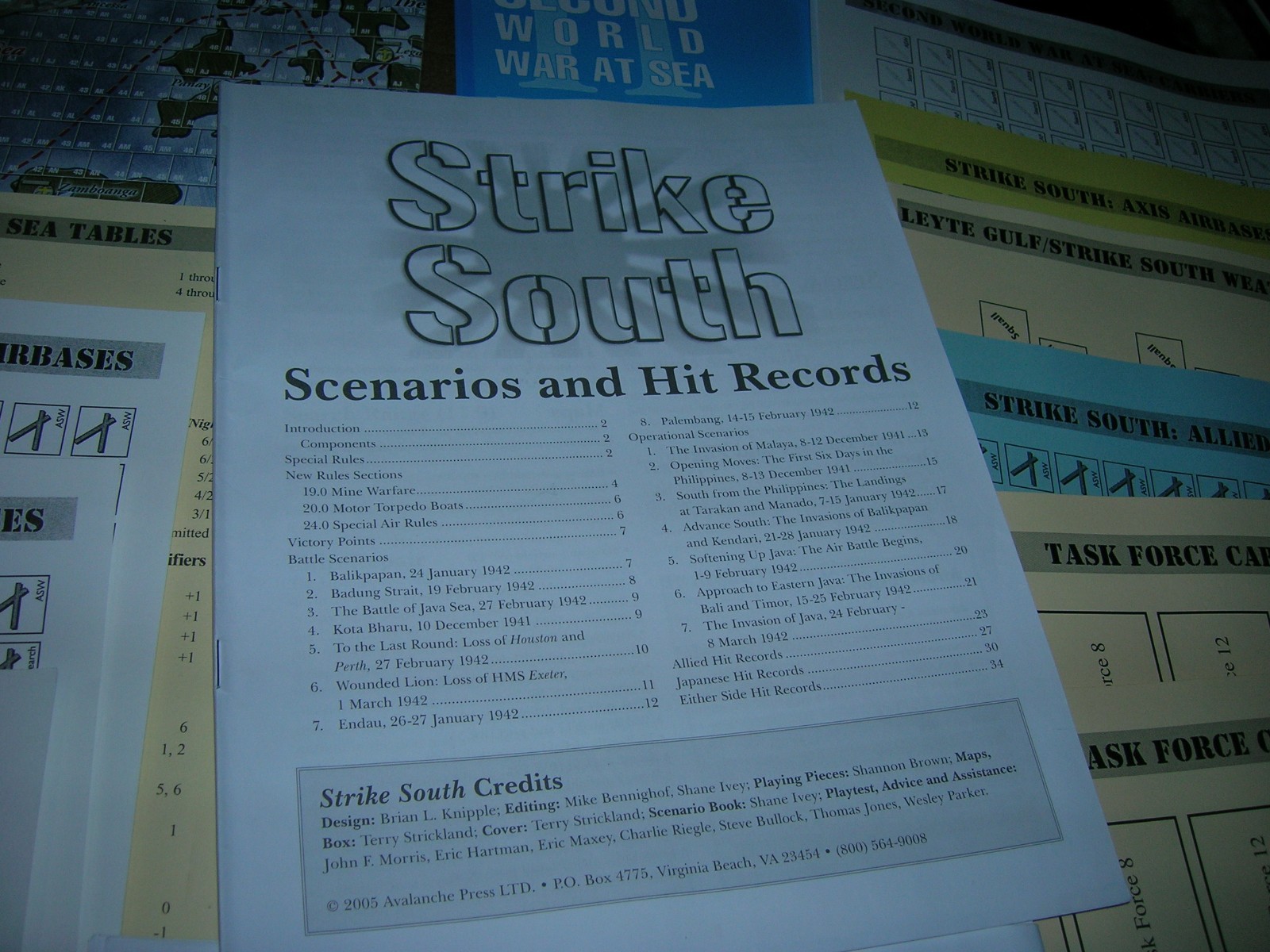 2nd World War at Sea Strike South (1st) Box JAPAN INVADES THE SOUTH SEAS 1941-42