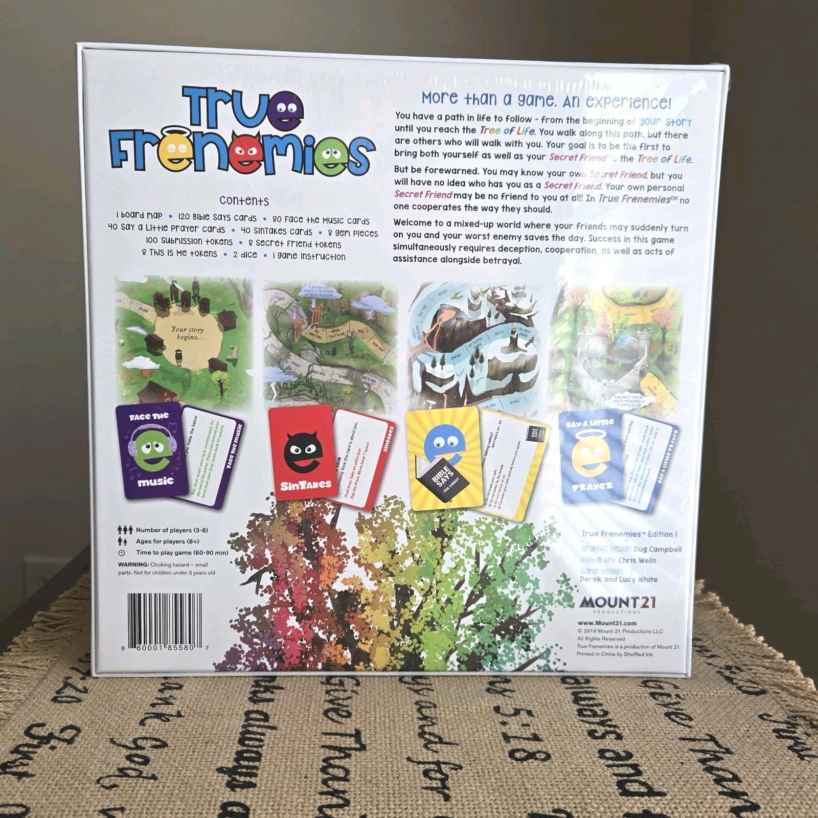 True Frenemies Christian Strategy Board Game Sealed New Christian Tree of Life